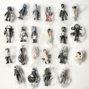 Skibidi Toilet Mini Action Figure Set Lot of 22‎ Toys Cake Party Decorations New